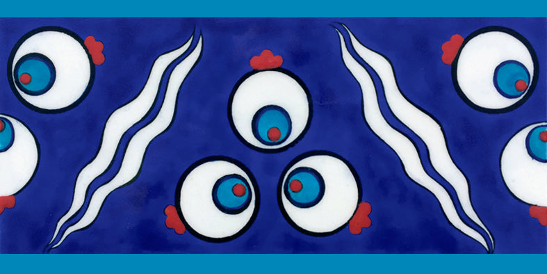 CINTEMANI IZNIK TILE BORDER