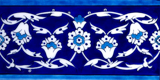 BLUE IZNIK TILE BORDER