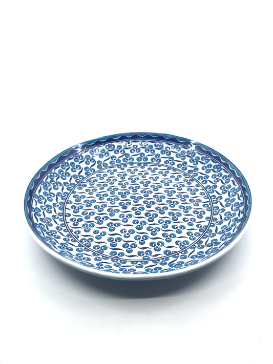 BLUE CINTEMANI IZNIK PLATE
