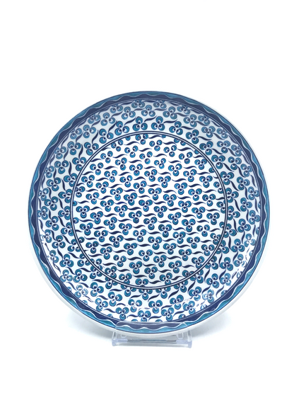 BLUE CINTEMANI IZNIK PLATE