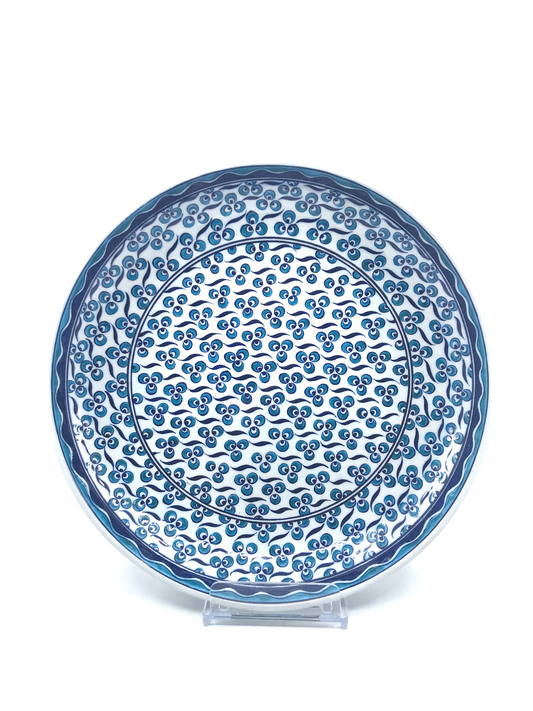 BLUE CINTEMANI IZNIK PLATE