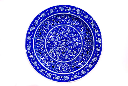 RUMI PATTERN DEEP IZNIK PLATE