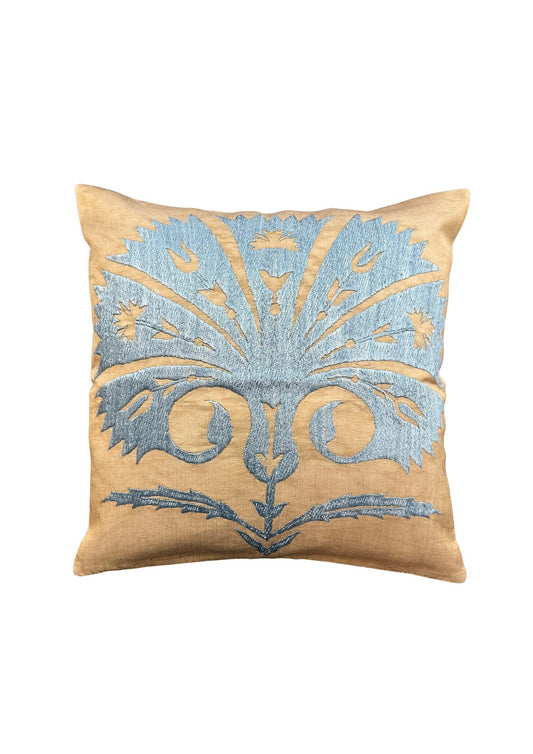 BLUE CARNATION SUZANI CUSHION 66614