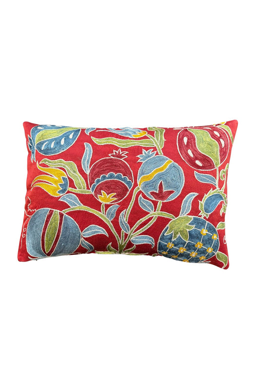 POMEGRANATE RED CUSHION 6665