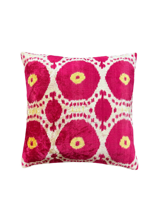 PINK VELVET CUSHION 66621