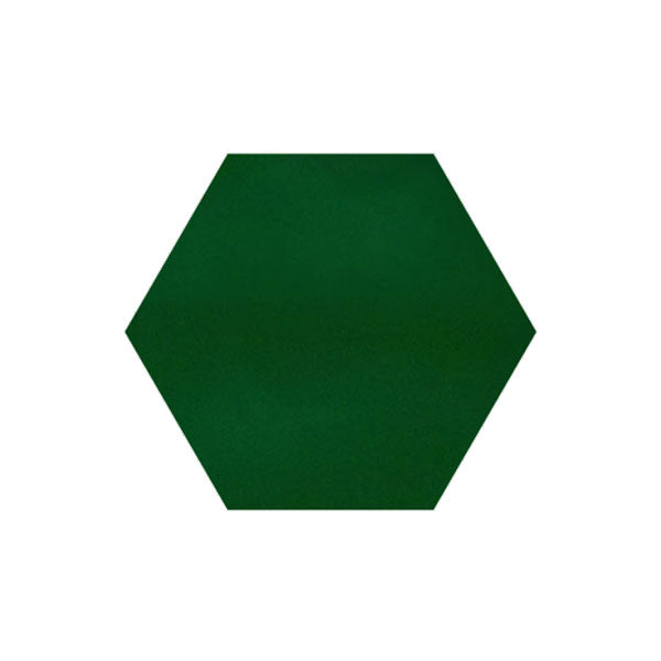 EMERALD GREEN HEXAGON IZNIK TILE