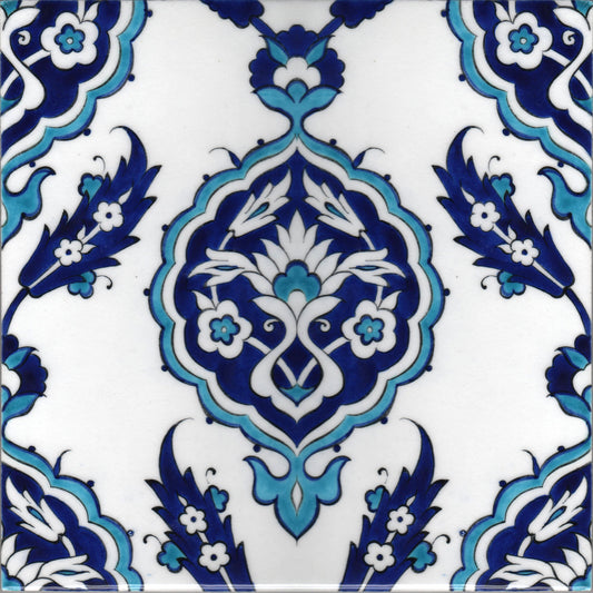 MEDALLION DESIGN IZNIK TILE