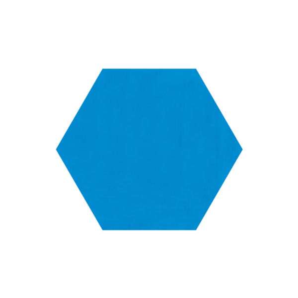 TURQUOISE HEXAGON IZNIK TILE